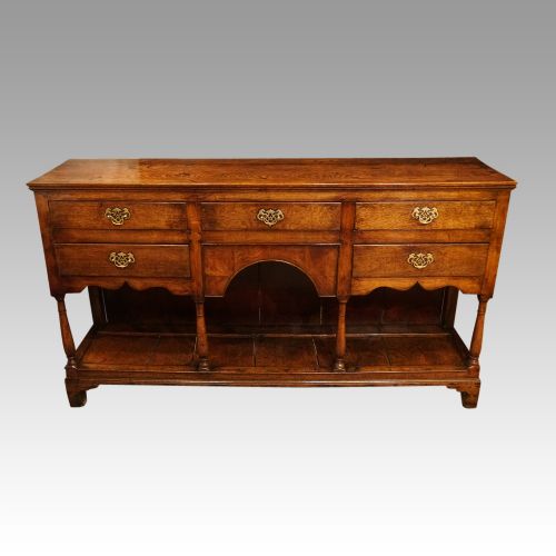 Antique Oak Pot Board Dresser Base