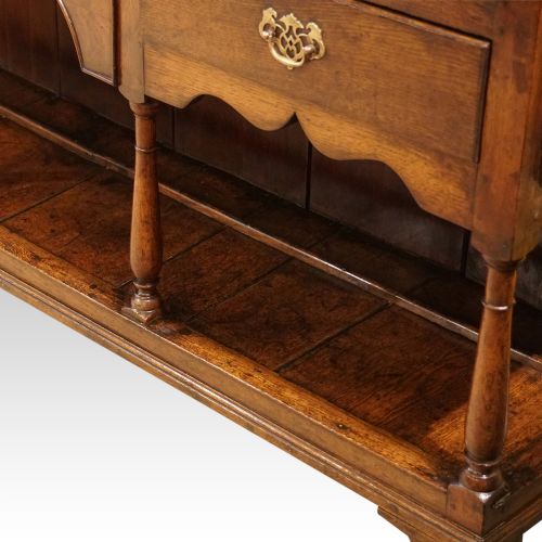 fig 5.  Antique oak pot board dresser base