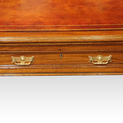 fig 3. Edwardian mahogany partners desk