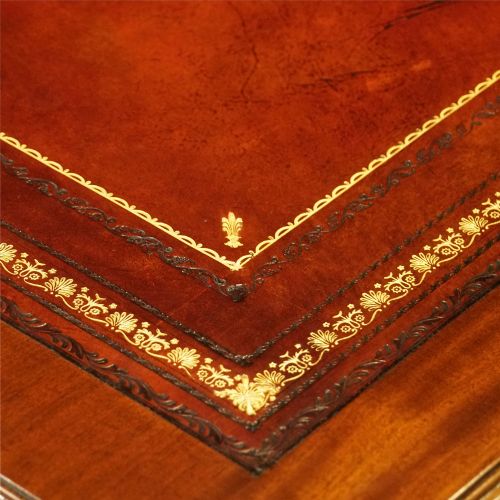 fig 7. Edwardian mahogany partners desk