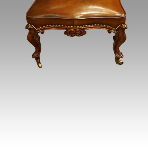 fig 2. Large Victorian leather stool