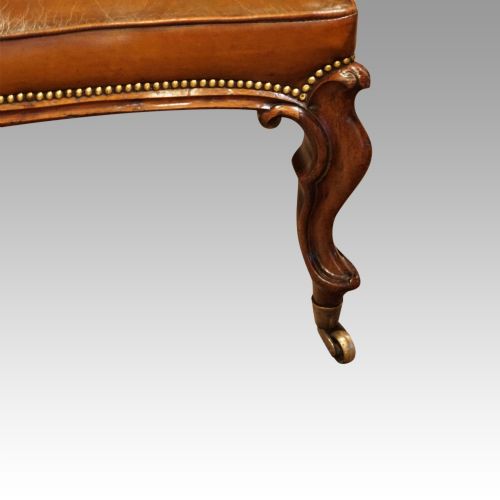 fig 5. Large Victorian leather stool