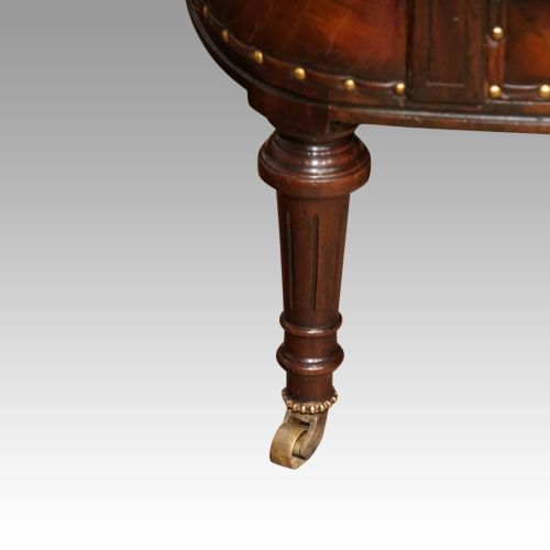 fig 6. Pair of Victorian leather desk chairs