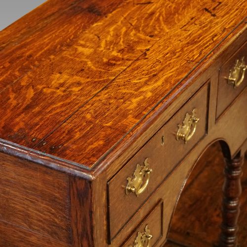 fig 2. Antique oak small dresser base