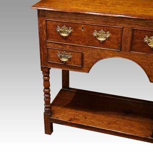 fig 6. Antique oak small dresser base