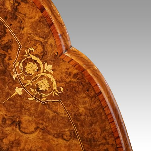 fig 2. Victorian inlaid walnut loo table