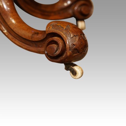 fig 4. Victorian inlaid walnut loo table
