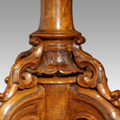 fig 6. Victorian inlaid walnut loo table