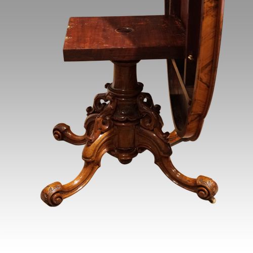 fig 8. Victorian inlaid walnut loo table