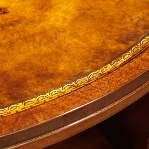 fig 1. 1930's oval mahogany centre table
