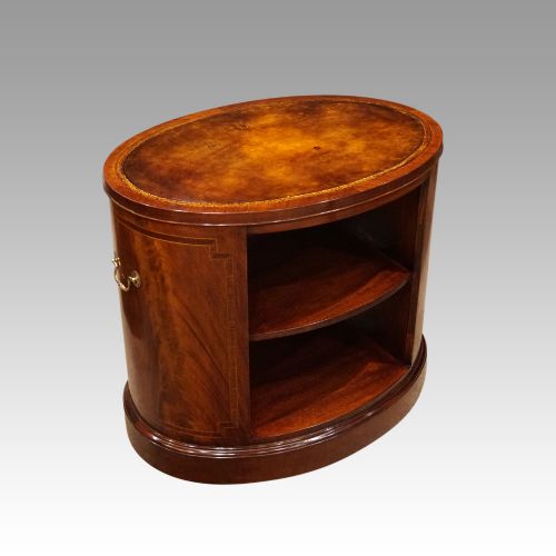 fig 2. 1930's oval mahogany centre table