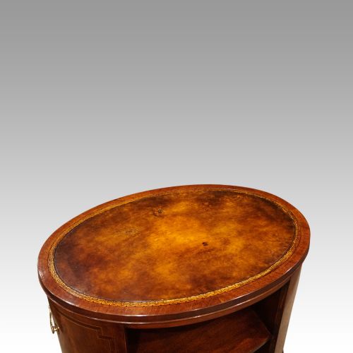 fig 3. 1930's oval mahogany centre table