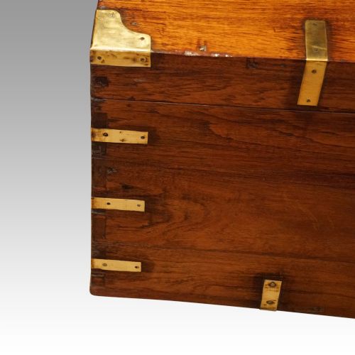 fig 1. Victorian brass bound military chest