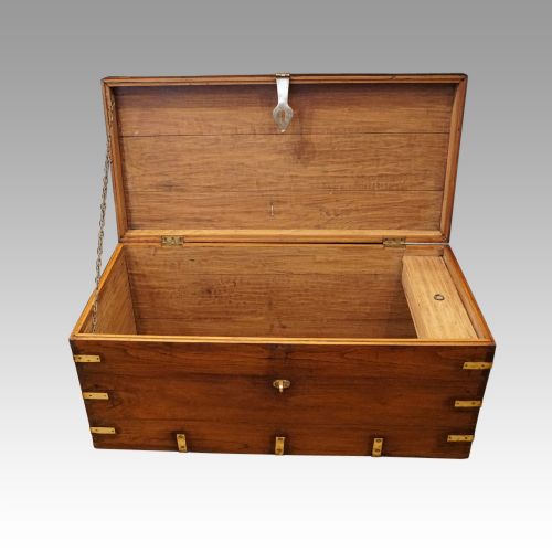 fig 2. Victorian brass bound military chest