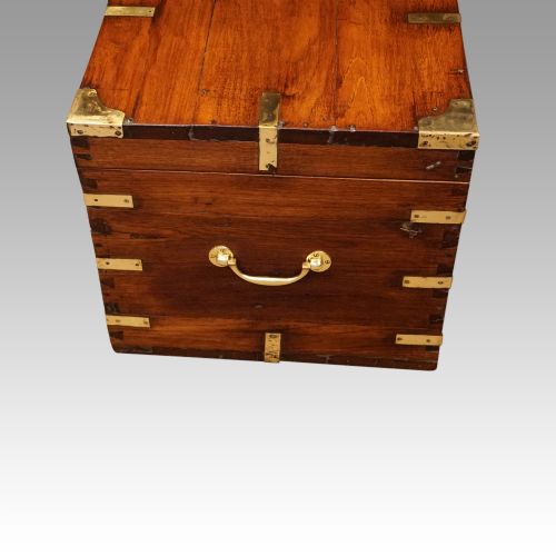 fig 5. Victorian brass bound military chest