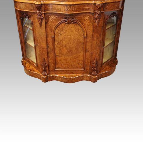 fig 3. Victorian inlaid walnut side cabinet