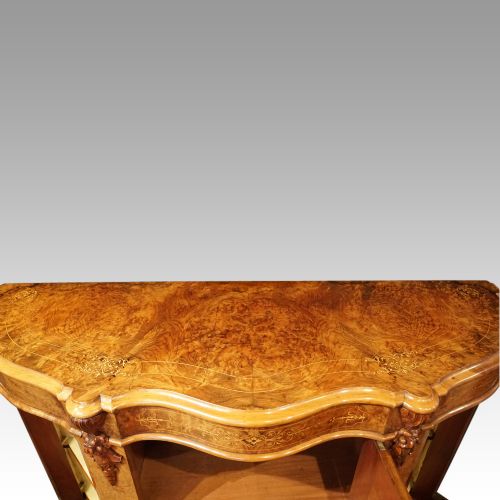 fig 5. Victorian inlaid walnut side cabinet