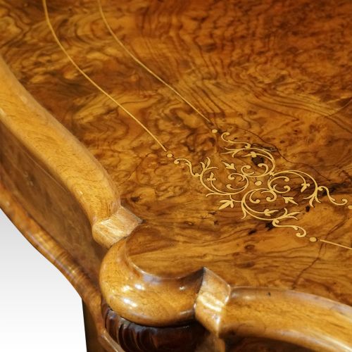 fig 6. Victorian inlaid walnut side cabinet