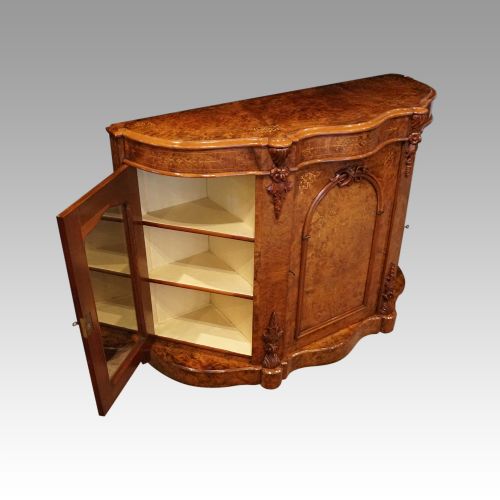 fig 7. Victorian inlaid walnut side cabinet
