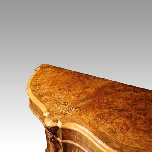 fig 8. Victorian inlaid walnut side cabinet