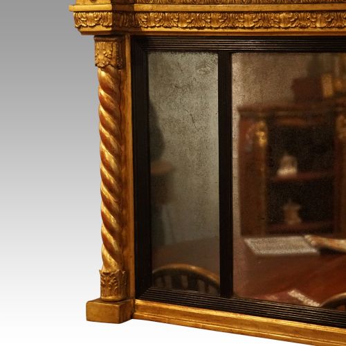 fig 2. Regency gilt overmantle mirror