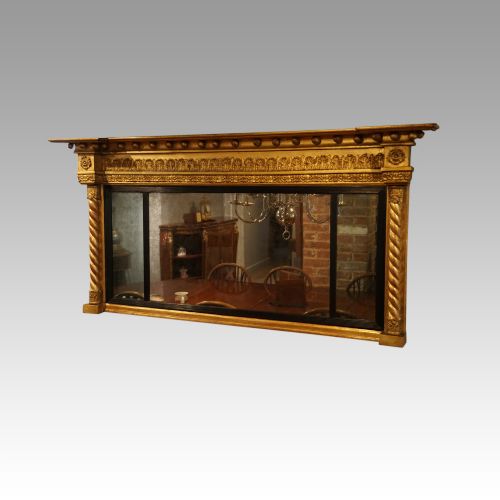 fig 3. Regency gilt overmantle mirror