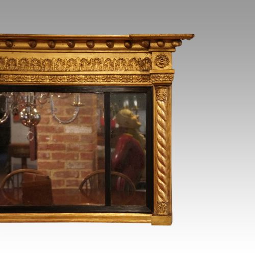 fig 4. Regency gilt overmantle mirror