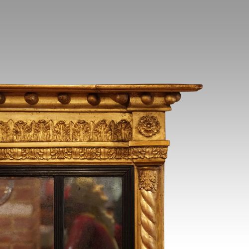 fig 6. Regency gilt overmantle mirror