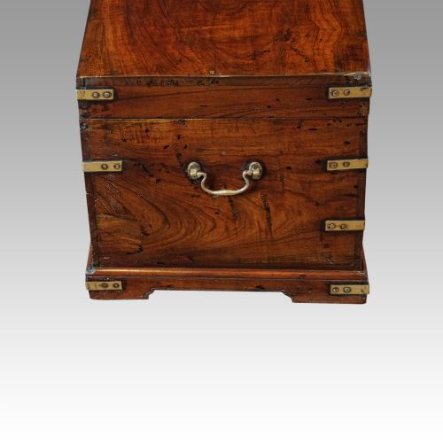 fig 5. Victorian small brass bound campaign chest