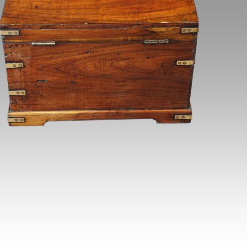 fig 6. Victorian small brass bound campaign chest