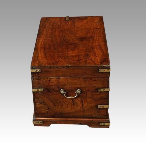 fig 7. Victorian small brass bound campaign chest