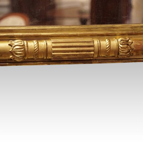 fig 6. Antique 19thc. gilt 3 plate mirror