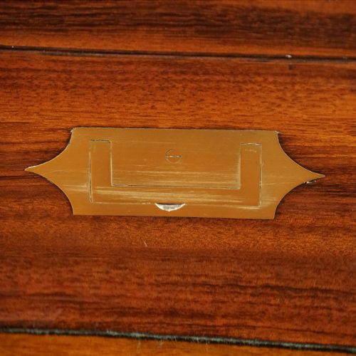 fig 3. Antique rosewood cut brass box