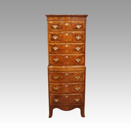 George V Walnut Tallboy