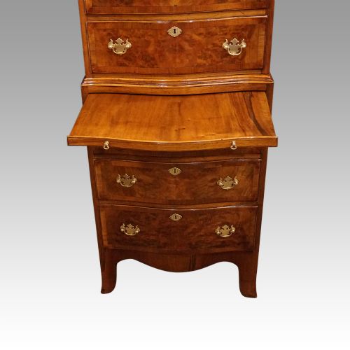 fig 3. George V Walnut tallboy