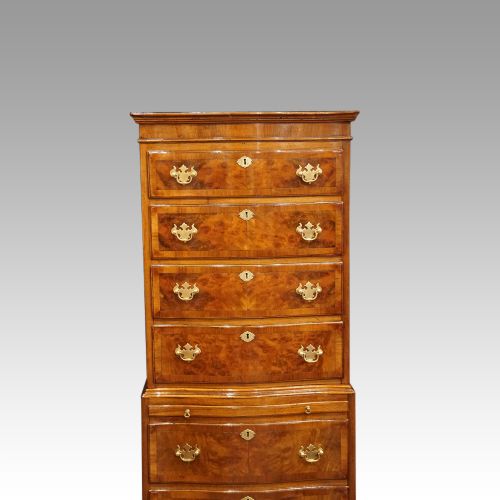 fig 4. George V Walnut tallboy