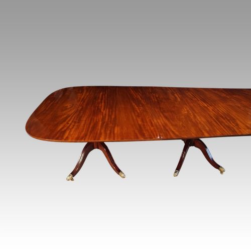 fig 6. Large Georgian mahogany dining table