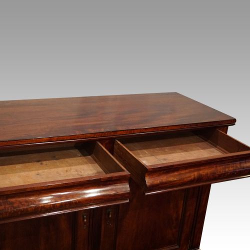 fig 3. Victorian mahogany chiffonier sideboard