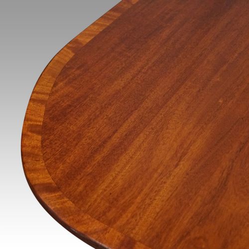fig 1. George V mahogany pedestal dining table