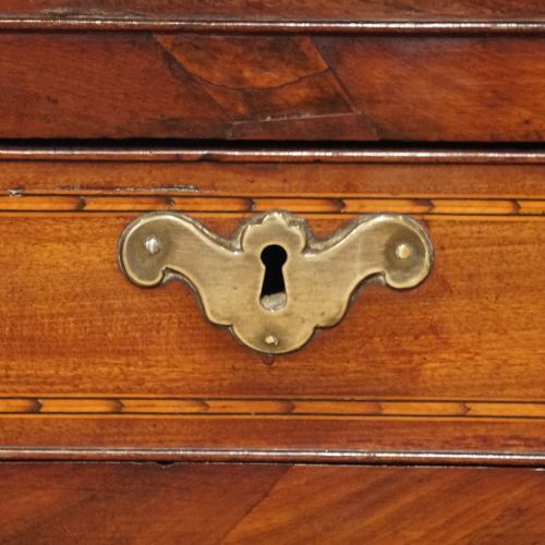 fig 9. George III inlaid kneehole