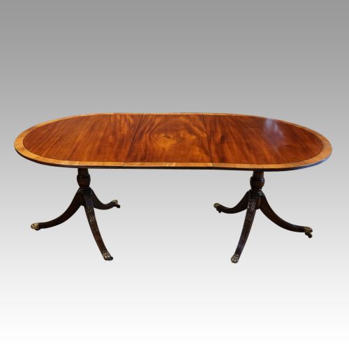 Regency Style Mahogany Dining Table