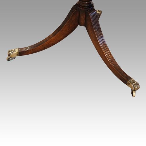 fig 1. Regency style mahogany dining table
