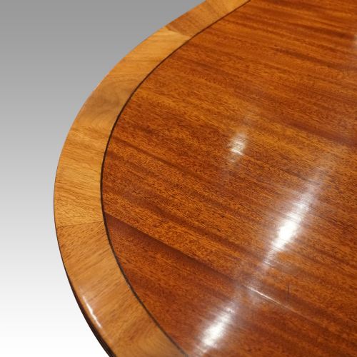 fig 2. Regency style mahogany dining table