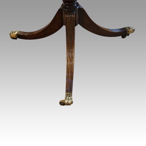 fig 3. Regency style mahogany dining table