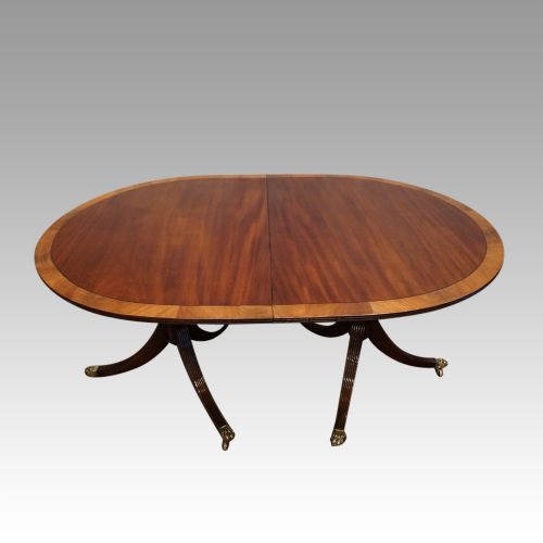 fig 4. Regency style mahogany dining table