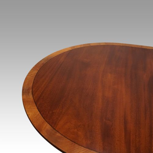 fig 7. Regency style mahogany dining table