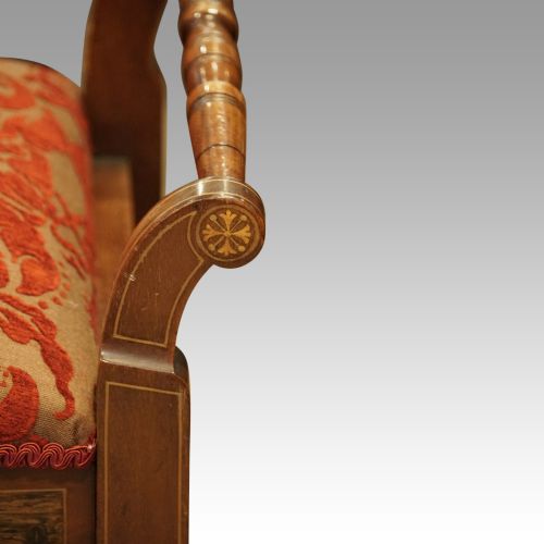 fig 6. Edwardian inlaid piano stool