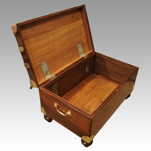 fig 1. Victorian mahogany military chest