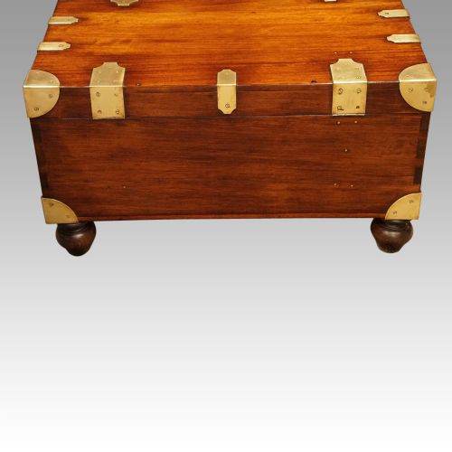 fig 2. Victorian mahogany military chest