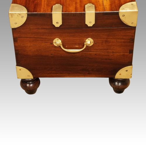 fig 5. Victorian mahogany military chest